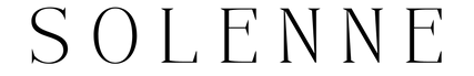 The word 'Solenne' in black text on a white background